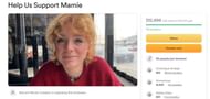 Mamie Laverock's GoFundMe Campaign. (Image via GoFundMe)